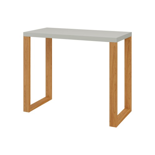 Mesa para Escritório Industrial Off White/Freijó - Dalla Costa