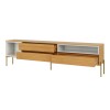 Conjunto Sala de Estar Florença 5 Peças com Rack 224cm - Dalla Costa
