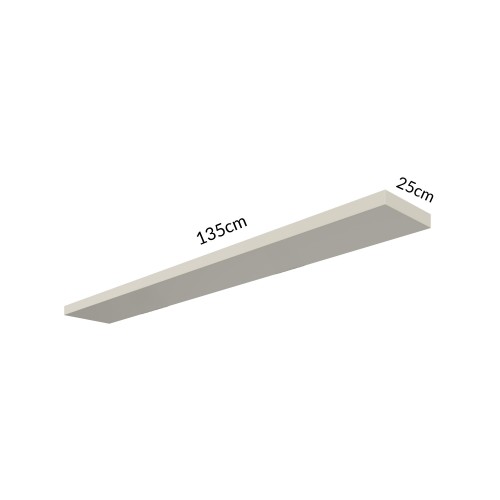 Prateleira 135cm Basic Off White - Dalla Costa