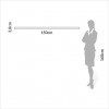 Prateleira com Led 150cm Basic Off White - Dalla Costa