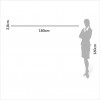 Prateleira com Led 180cm Basic Preto Fosco - Dalla Costa