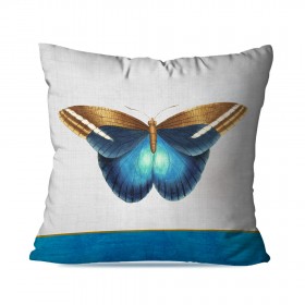 Capa de Almofada Avulsa Decorativas Butterfly