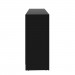 Balcão para Escritório com 2 Portas e 1 Prateleira Me4103 Preto Tecnomobili