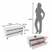 Balcão Gabinete para Banheiro 80cm com Rodízio e 2 Gavetas Bn3603 Branco