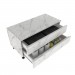 Balcão Gabinete para Banheiro 80cm com Rodízio e 2 Gavetas Bn3603 Mármore Branco