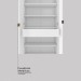 Sapateira 2 Portas 1 Gaveta Grife Branco - Demóbile