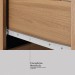 Guarda-Roupa 4 Portas Astro Amêndola/Off-White - Demóbile