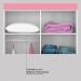 Guarda-Roupa 4 Portas Astro Branco/Rosa/Branco - Demóbile