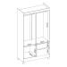 Guarda-Roupa 4 Portas Lótus Branco/Rosa - Demóbile