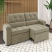 Sofá  Besthouse Cancun Slim Castor Rt/Rc 2.50 4l