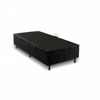 Box Baú 088x188x30 Poliester Preto - Kappesberg