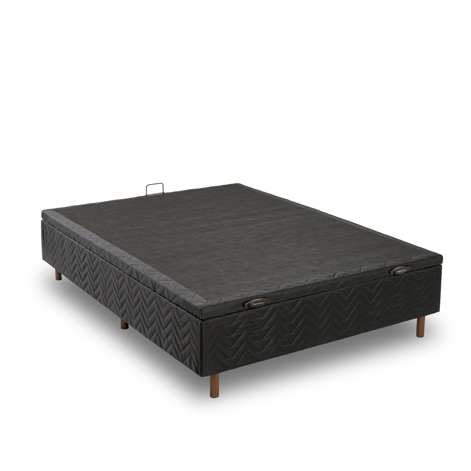 Box Baú 138x188x30 Poliester Preto - Kappesberg Box Baú 138x188x30 Poliester Preto - Kappesberg