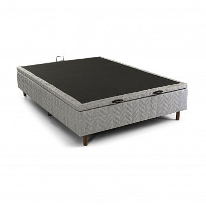 Box Baú 138x188x30 Poliester Cinza - Kappesberg