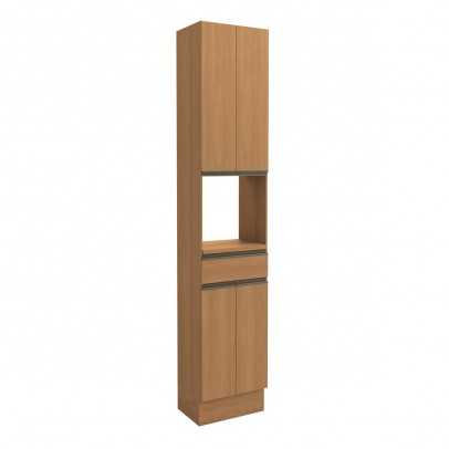 Kit Forno 700mm 4 Pta 1 Gavetas Canela de Madeira - Kappesberg