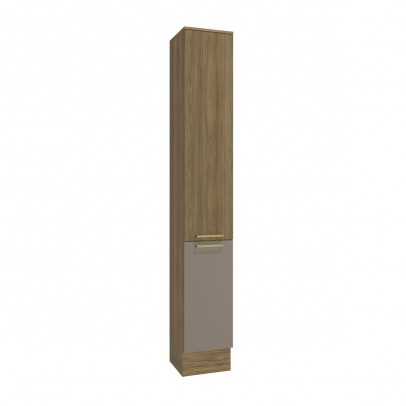 Paneleiro 500mm 2 Portas Nogueira Fosco/Fendi de Madeira - Kappesberg