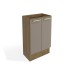 Balcao 800mm 2 Portas  Nog. Fosco/Fendi Fosco de Madeira - Kappesberg
