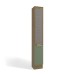 Paneleiro 500mm 2 Portas Nogueira Fosco/Verde Oliv de Madeira - Kappesberg