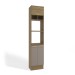 Kit Forno 700mm 3 Portas Nog. Fosco/Fendi Fosco de Madeira - Kappesberg