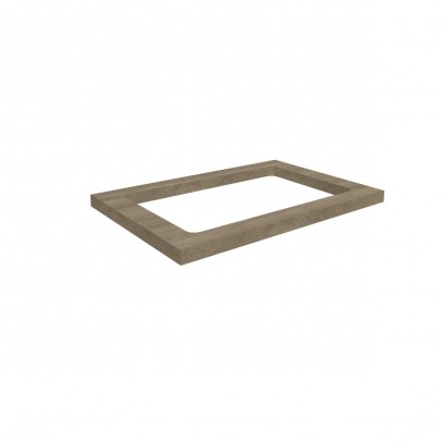 Tampo para Fogão Cooktop de 800mm Nogal de Madeira - Kappesberg