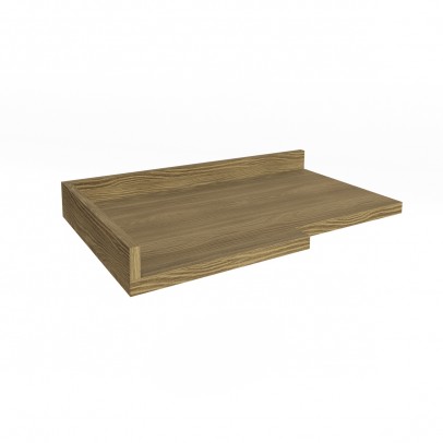 Tampo 980x590mm para Balcao de Canto Nogueira de Madeira - Kappesberg