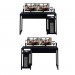 Mesa Gamer para Escritório Me4152 Preta/Azul Tecnomobili