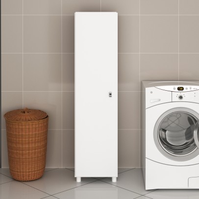 Armário Multiuso com 1 Porta Am3107 Branco Tecnomobili