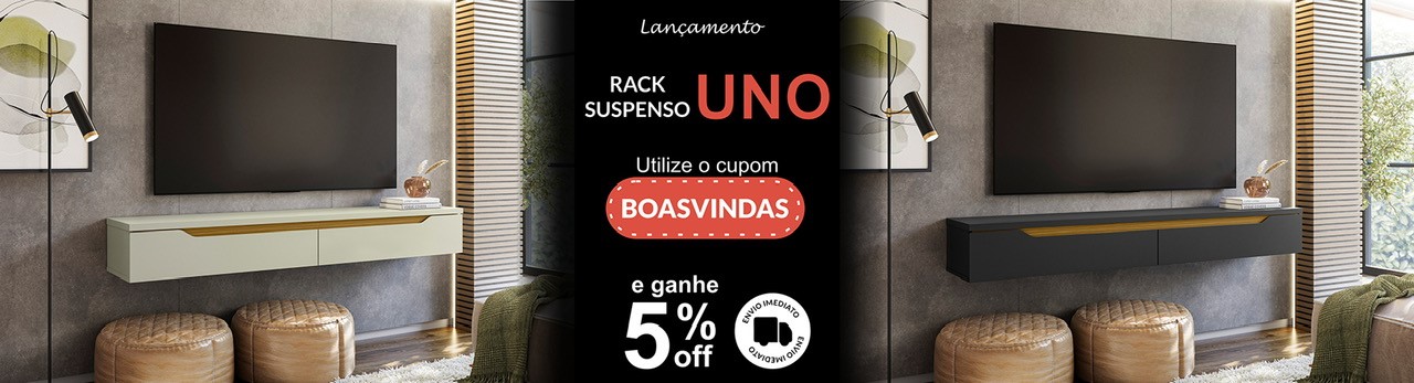 Lançamentos Exclusivos - Rack Suspenso Uno