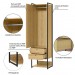 Closet Industrial Olivar Conjunto 1 Porta 4 Gavetas Pinus - Olivar Móveis