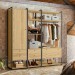 Closet Industrial Olivar 1 Porta 6 Gavetas Pinus - Olivar Móveis