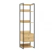 Closet Estante Industrial 2 Gavetas 5 Prateleiras Pinus - Olivar Móveis