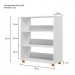 Estante Montessoriana 4 Prateleiras Branco - Olivar Móveis