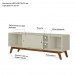 Rack Retro Malibu 50 Até 60 Polegadas 1 Porta Off White - Olivar Móveis