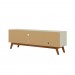Rack Retro Malibu 50 Até 60 Polegadas 1 Porta Off White - Olivar Móveis