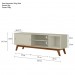 Rack Retro Malibu 50 Até 60 Polegadas 1 Porta Off White - Olivar Móveis