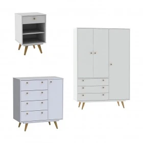 Conjunto Quarto Retro Plus Infantil - Branco