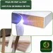 Painel Decor Ripado P/Tvs Até 65 Polegadas C/ Nicho Suspenso 180cm Off White/Cedro - Olivar Móveis