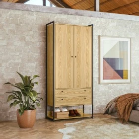 Closet Industrial Olivar 2 Portas 2 Gavetas Pinus - Olivar Móveis