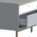 Rack Industrial Fusion para TV Até 65 Polegadas 2 Gavetas 180cm com Iluminação em Led Off White/Branco - Olivar Móveis