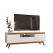 Rack Retro Rio Até 60 Polegadas 2 Portas Branco - Olivar Móveis