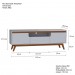 Rack Retro Rio Até 60 Polegadas 2 Portas Branco - Olivar Móveis