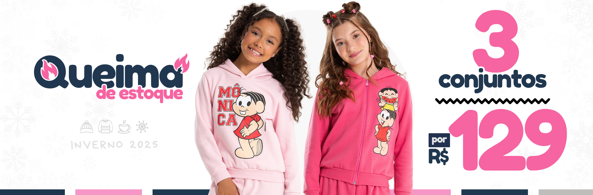 3 Conjuntos de Inverno por R$129