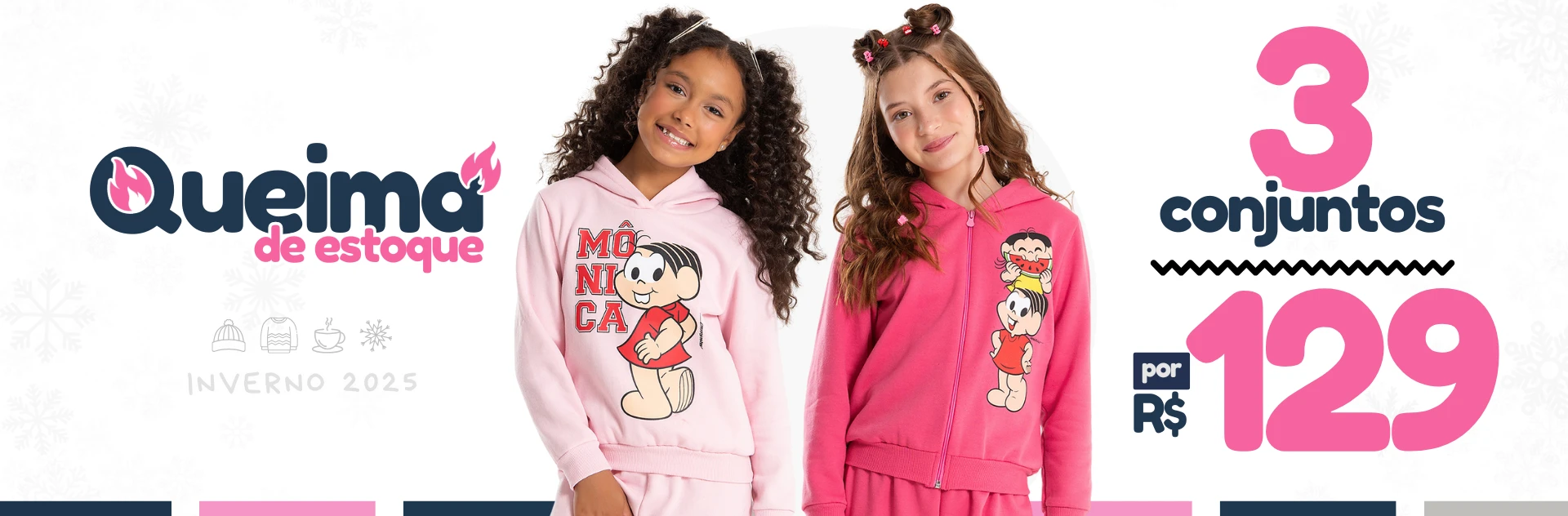3 Conjuntos de Inverno por R$129