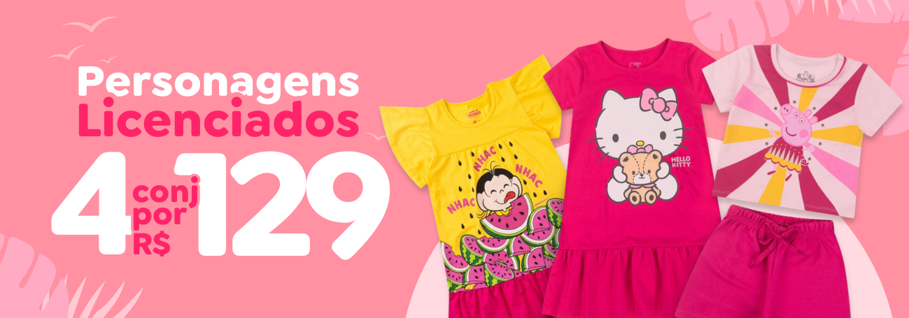 Conjuntos Licenciados 4 por 129