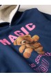 Conjunto Feminino Infantil Magic Bear Azul