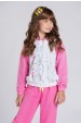 Conjunto Feminino Infantil Superstar Rosa