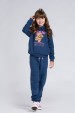 Conjunto Feminino Infantil Magic Bear Azul