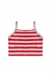 Conjunto Feminino Infantil Pantacourt Listrado