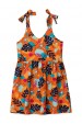 Vestido Feminino Infantil Folhagem