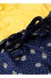 Conjunto Feminino Infantil Margaridas Amarelo