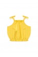 Conjunto Feminino Infantil Margaridas Amarelo